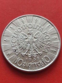 10 zł Józef Piłsudski 1938 r rzadszy