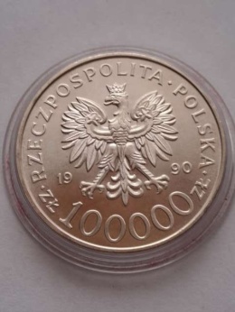 100 tys Solidarnosc typ A 1990 r