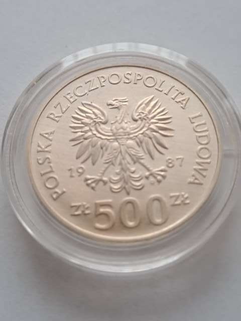 500 zł XV Igrzyska Olimpijskie Calgary 1987 r