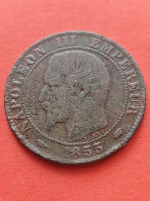 Francja 5 Centimes 1855 r