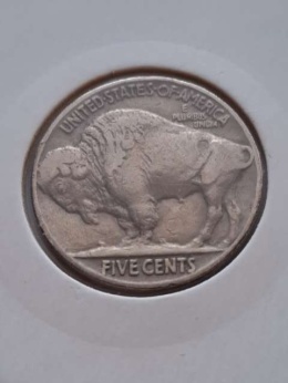 USA 5 Cent Bizon 1937 r