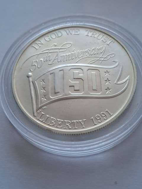 USA Dollar 50 lecie USO 1991 r