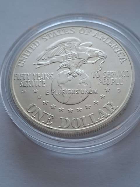 USA Dollar 50 lecie USO 1991 r