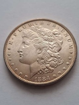 USA Dollar Morgan 1884 r