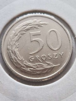 Polska 50 groszy 2021 r