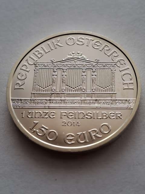 Austria 1,5 euru Filharmonik 2014 r