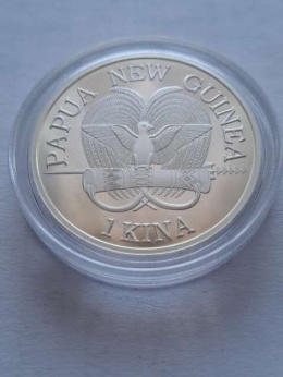 Papua new Gwinea 1 Kina Rajski ptak 2023 r
