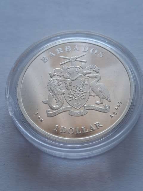 Barbados 1 dolar Konik morski 2023 r