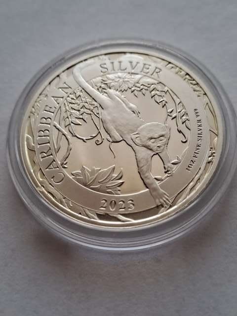 Barbados 1 dolar Małpa zielona 2023 r