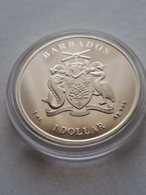 Barbados 1 dolar Małpa zielona 2023 r