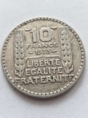 Francja 10 Franków Trzecia Republika 1933 r