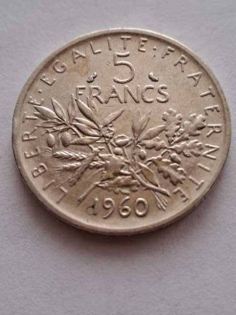Francja 5 Franków 1960 r