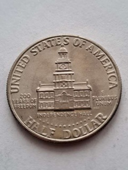 USA 1/2 Dollara Kennedy 1776-1976 r