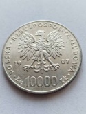 10 000 zł Jan Paweł II 1987 r