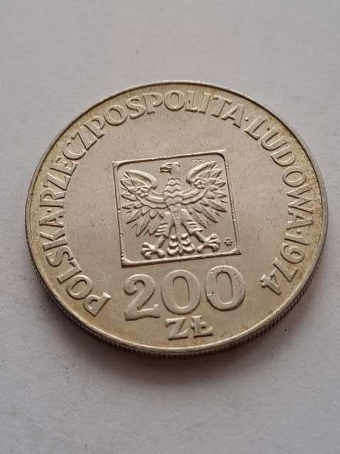 200 zł Mapka 1974 r