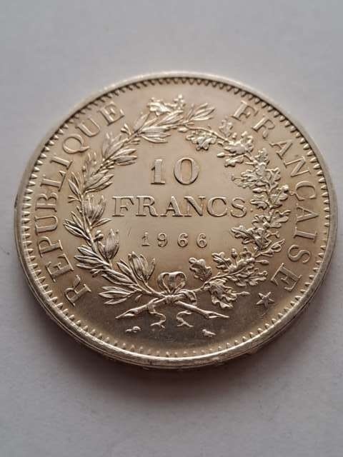 Francja 10 Franków Herkules 1966 r