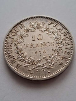 Francja 10 Franków Herkules 1970 r