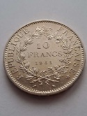 Francja 10 Franków Herkules 1965 r