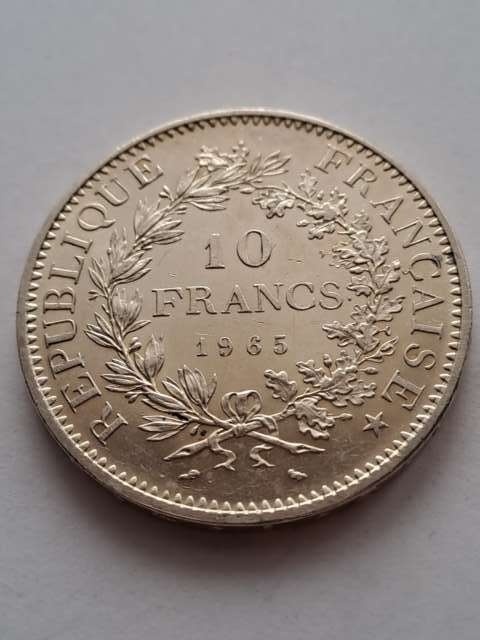 Francja 10 Franków Herkules 1965 r