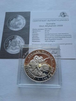 Somalia 100 Shillings 2009 r