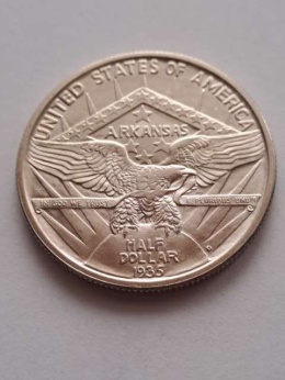 USA 1/2 Dollara Arkansas 1935 r