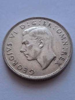Wielka Brytania 2 Szylingi Jerzy VI 1937 r