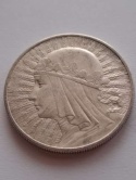 10 zł Głowa Kobiety 1932 r bez znaku