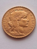Francja 20 Franków Kogut 1911 r