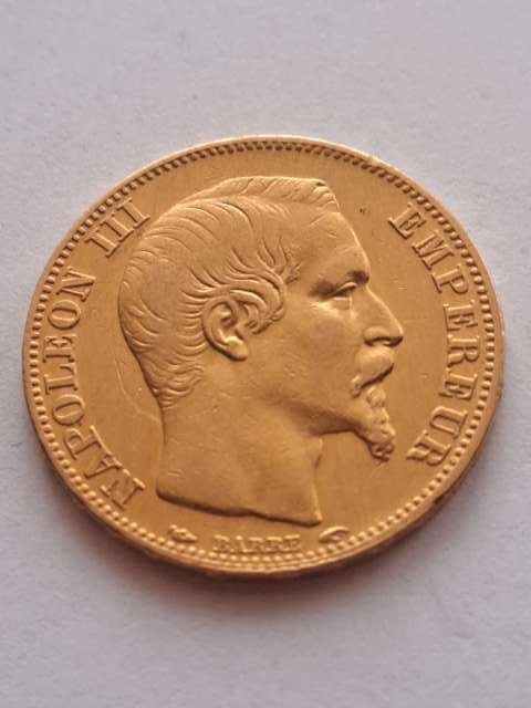 Francja 20 Franków Napoleon III 1854 r