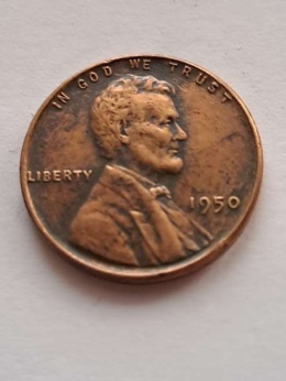 USA 1 Cent Lincoln 1950 r