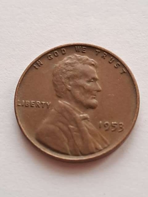 USA 1 Cent Lincoln 1953 r