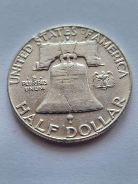 USA 1/2 Dollara Franklin 1962 r