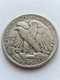 USA 1/2 Dollara idąca Wolność 1945 r