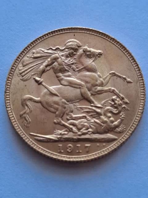 Wielka Brytania Suweren Jerzy V 1917 r
