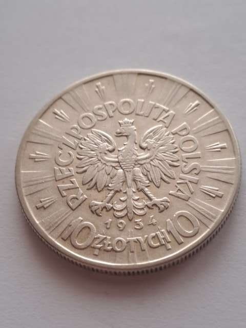 10 zł Józef Piłsudski 1934 r urzędowy