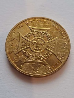 2 zł 100 Rocznica Harcerstwa Polskiego 2010 r