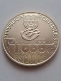 Portugalia 1000 escudo Expo 1999 r