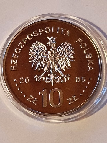 10 zł Stanislaw August Poniatowski połpostac 2005 r