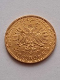 Austria 10 Koron 1848 - 1908 r