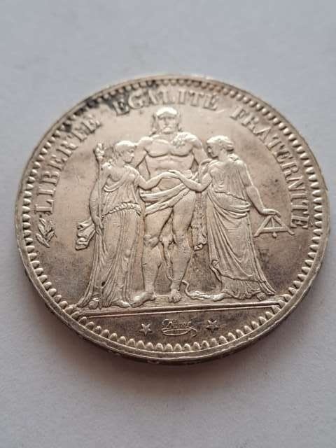 Francja 5 Franków Herkules 1873 r