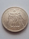 Francja 5 Franków Herkules 1875 r