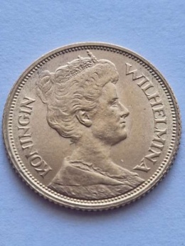 Holandia 5 Guldenów Wilhelmina 1912 r
