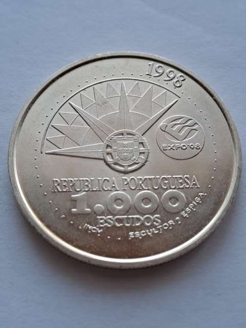 Portugalia 1000 escudo Rok Oceanów 1998 r