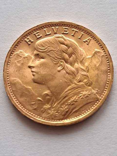 Szwajcaria 20 Franków 1935 r LB