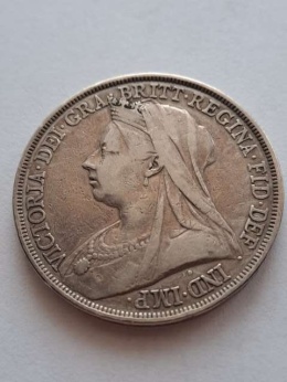 Wielka Brytania 1 Korona Victoria 1893 r