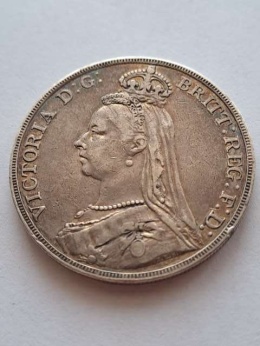 Wielka Brytania 1 Korona Victoria 1891 r