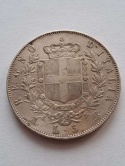 Włochy 5 Lir Emanuel II 1873 r