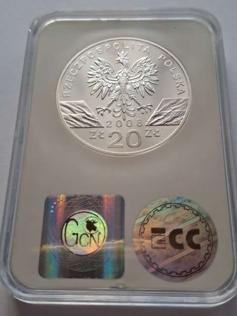 20 zł Sokół Wędrowny 2008 r GCN PR 69