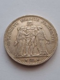 Francja 5 Franków Herkules 1874 r