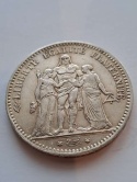 Francja 5 Franków Herkules 1875 r